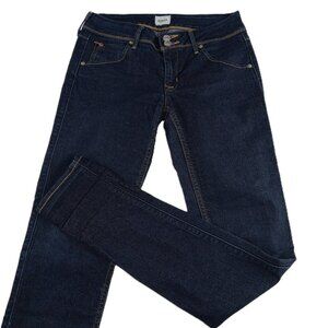 Hudson Women's Collin Low Rise Skinny Jeans Size 27 Dark Wash Flap Pockets
